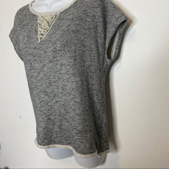 Pull & Bear Pearl Short Sleeve Top small - Picture 7 of 7